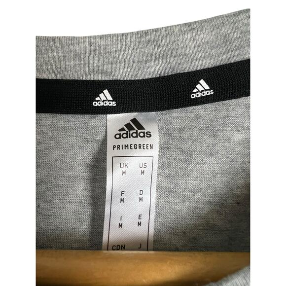 Adidas Mens T-Shirt Tee Shirt Basic Casual Everyday Athleisure Athletic M - Picture 3 of 6